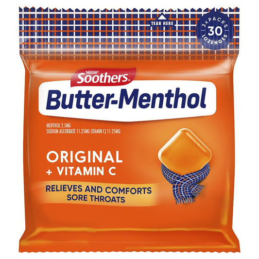 Allens Butter Menthol 3x10 Lozenge Multipack - Cutprice Online