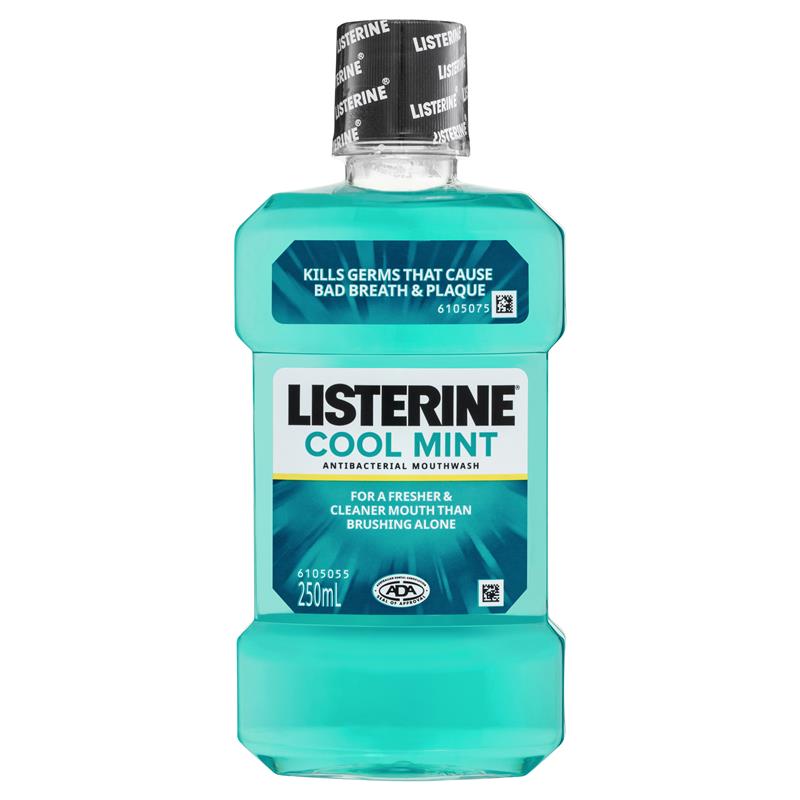 Listerine Cool Mint Mouthwash 250mL - Cutprice Online