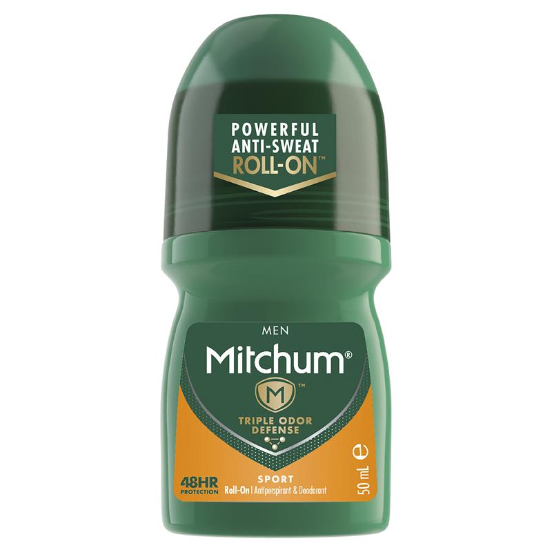 Mitchum for Men Anti-Perspirant Deodorant Sport Roll On 50ml - Cutprice Online