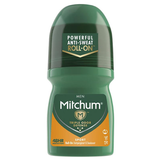 Mitchum for Men Anti-Perspirant Deodorant Sport Roll On 50ml - Cutprice Online