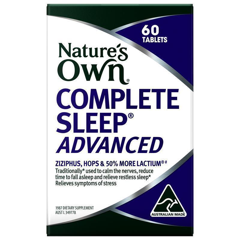 Nature's Own Complete Sleep Advanced for Stress Relief 60 Tablets - Cutprice Online