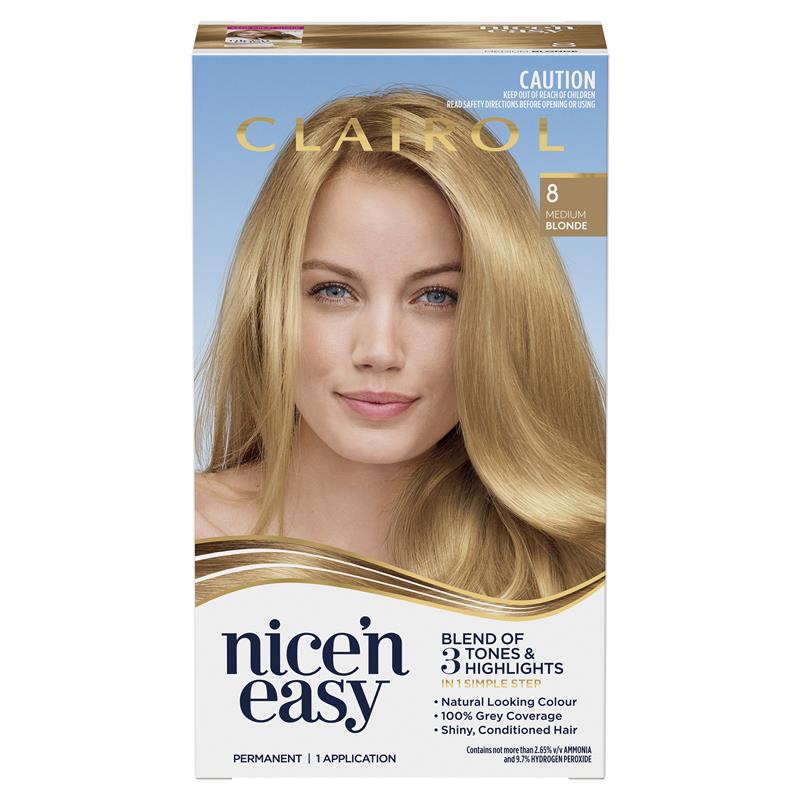 Clairol Nice n Easy 8 Natural Medium Blonde - Cutprice Online