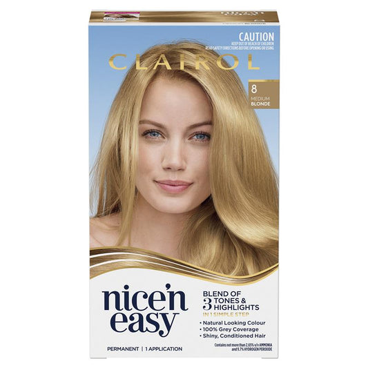Clairol Nice n Easy 8 Natural Medium Blonde - Cutprice Online