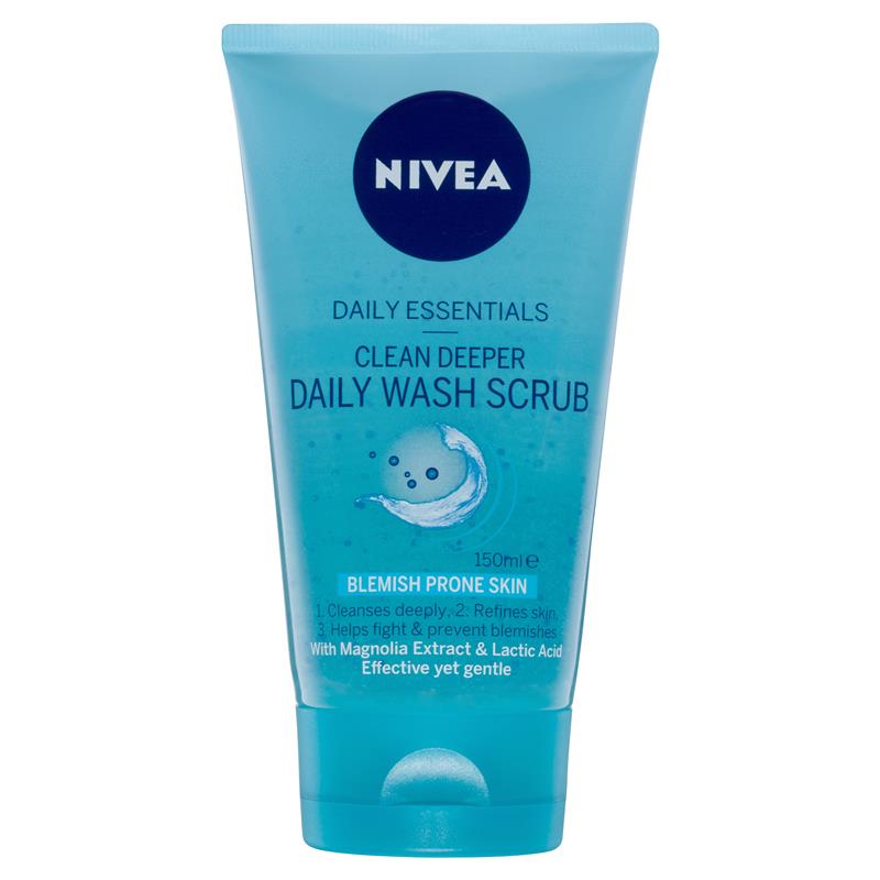 Nivea Visage Anti Blemish Daily Wash Scrub 150ml - Cutprice Online