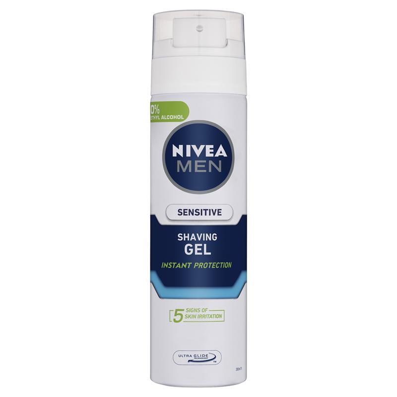 Nivea for Men Shaving - Sensitive Gel 200ml - Cutprice Online
