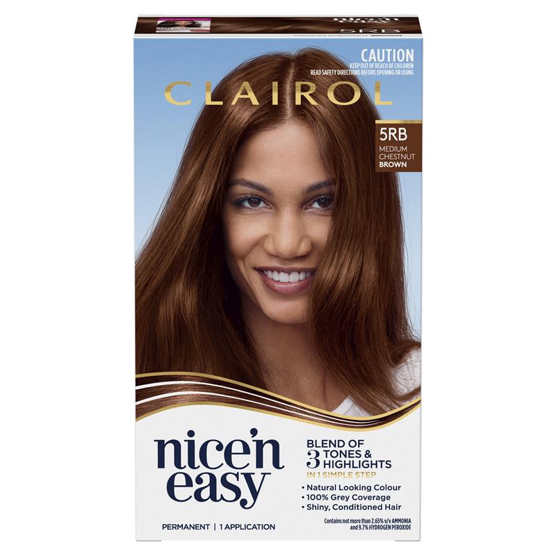 Clairol Nice n Easy 5RB Medium Chestnut Brown - Cutprice Online
