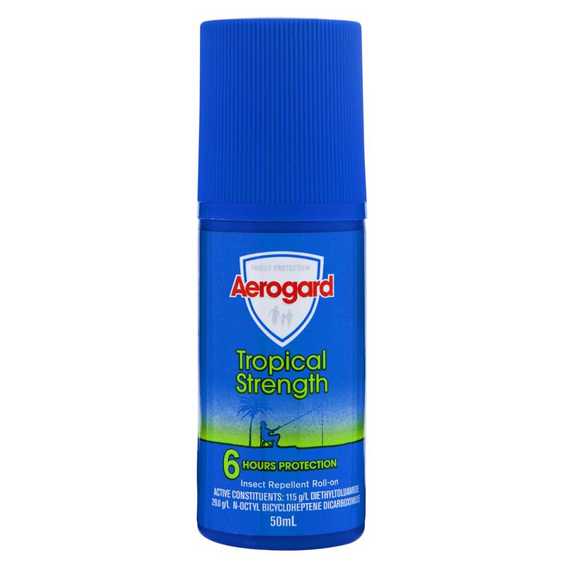 Aerogard Roll on Tropical Strength 50ml - Cutprice Online
