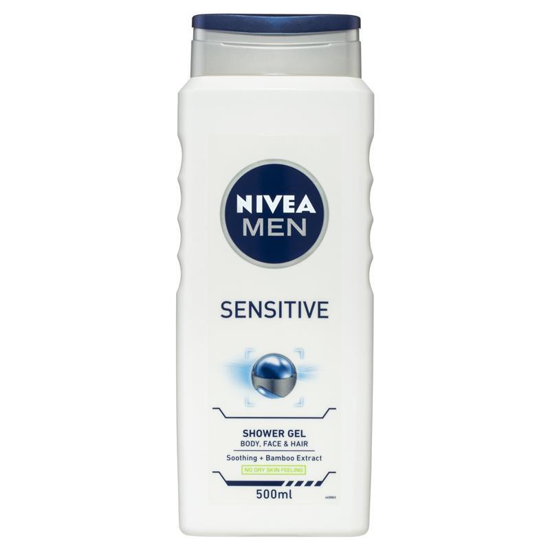 Nivea For Men Sensitive Shower Gel 500ml - Cutprice Online