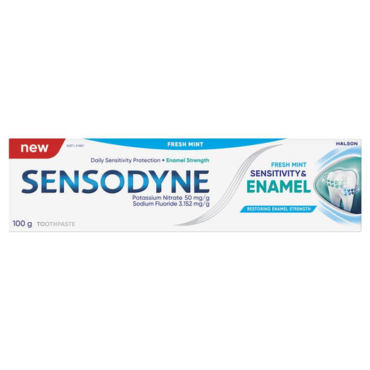 Sensodyne Sensitivity & Enamel Freshmint Toothpaste 100g - Cutprice Online