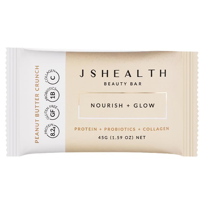 JSHEALTH Peanut Butter Crunch Beauty Bar 45g 12PK - Cutprice Online