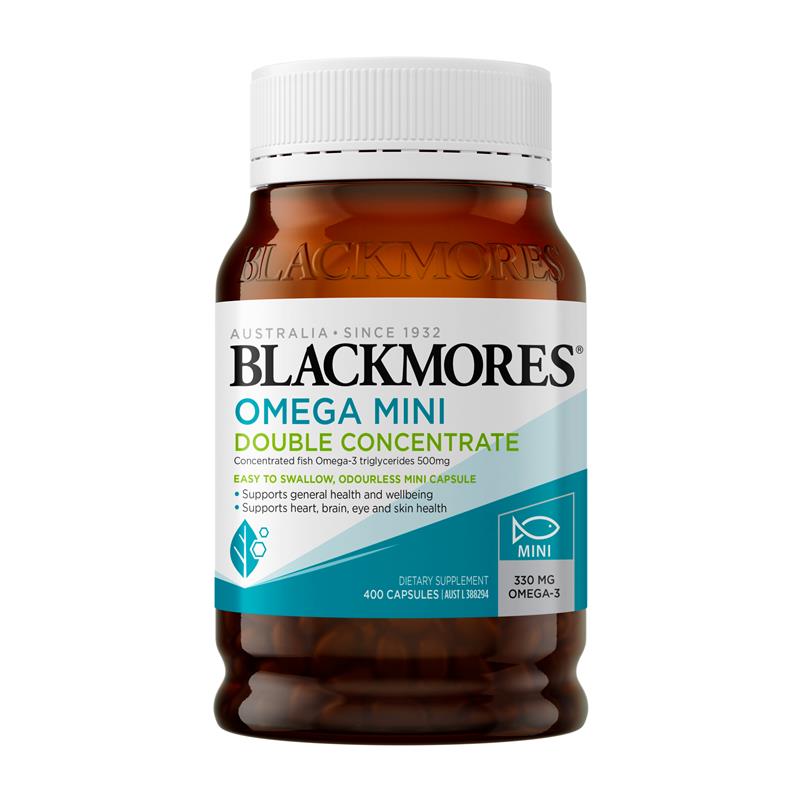 Blackmores Odourless Fish Oil 400 Mini Capsules - Cutprice Online