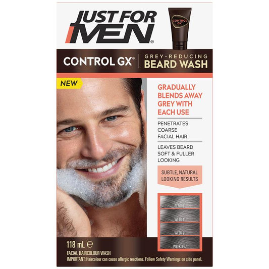 Just For Men Control GX Regular Beard Wash 118ml - Cutprice Online