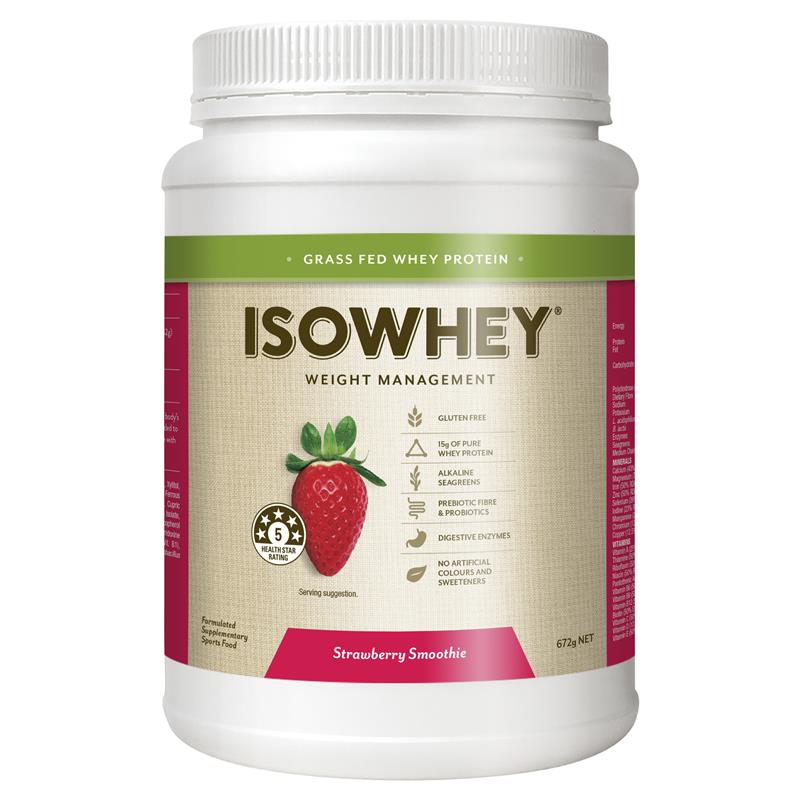 IsoWhey Complete Strawberry Smoothie 672g - Cutprice Online