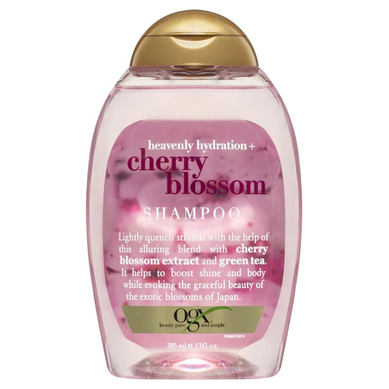 OGX Heavenly Hydration Cherry Blossom Shampoo 385ml - Cutprice Online
