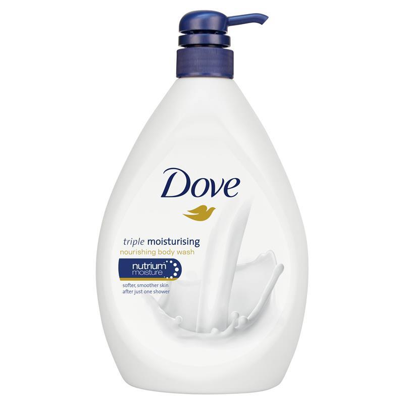Dove Body Wash Triple Moisturising Soap 1 LTR 1 Bottle - Cutprice Online