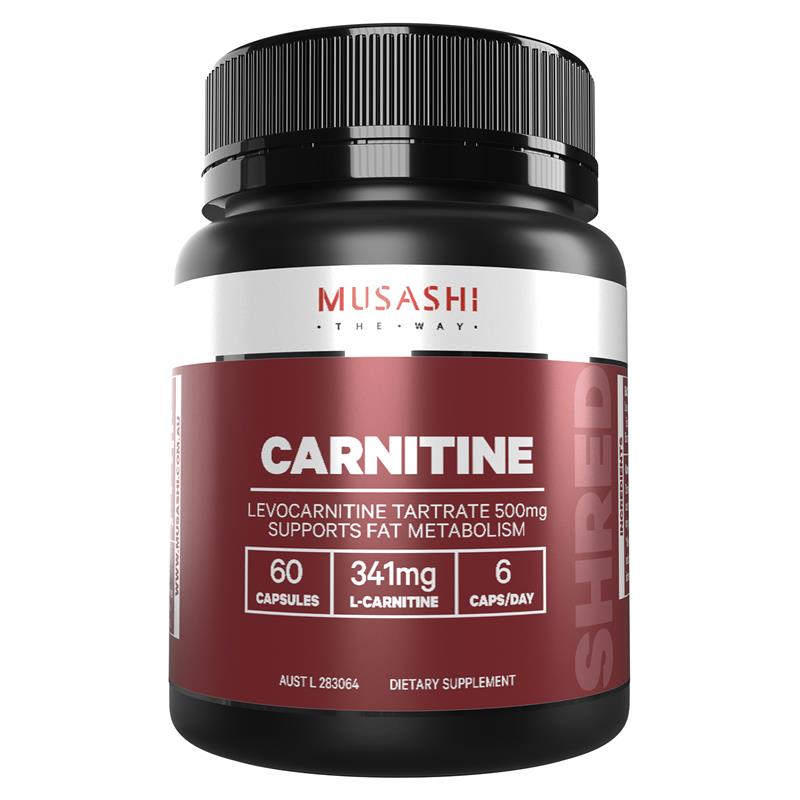 Musashi Carnitine 60 Capsules - Cutprice Online