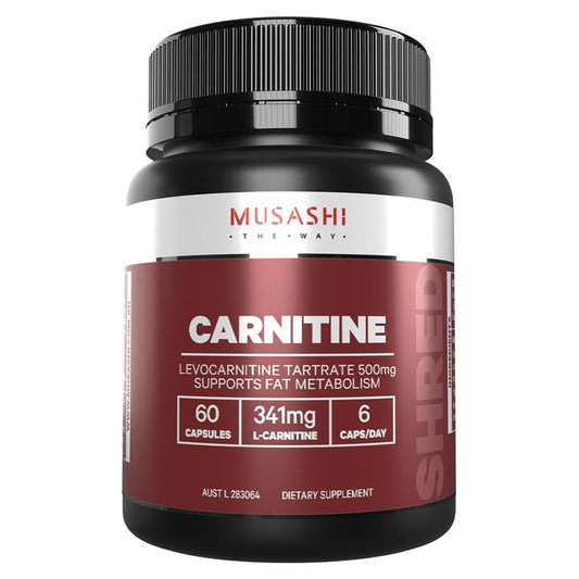 Musashi Carnitine 60 Capsules - Cutprice Online