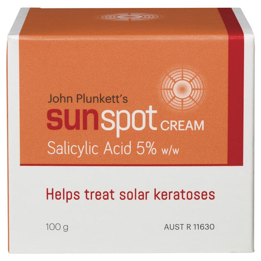 John Plunkett Sunspot Cream 100g - Cutprice Online