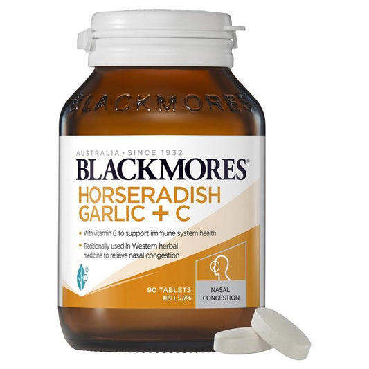 Blackmores Horseradish Garlic + C 50 Tablets - Cutprice Online