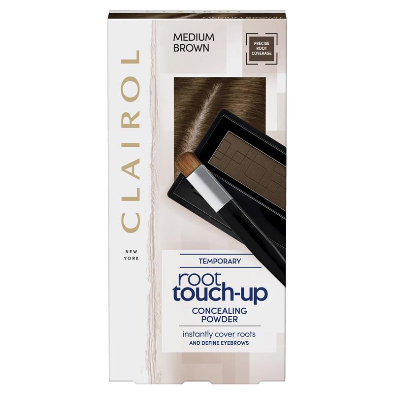 CLAIROL Root Touch-Up Concealing Powder Medium Brown 2.1g - Cutprice Online