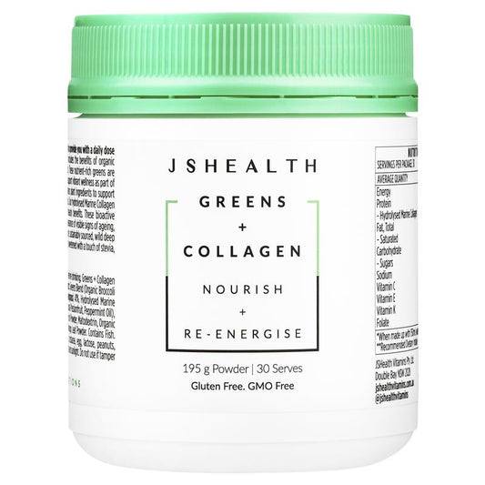 JSHEALTH Greens + Collagen 195g - Cutprice Online