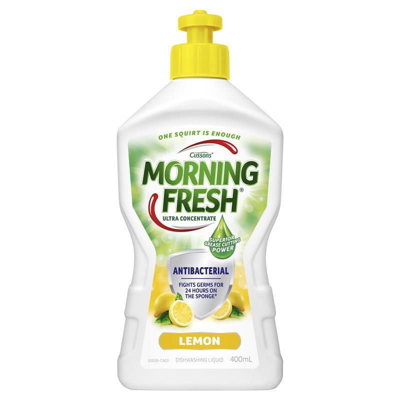 Morning Fresh Dishwashing Liquid Antibacterial Lemon 400ml - Cutprice Online