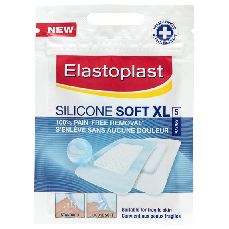 Elastoplast Silicone Soft Extra Large 5 Pack - Cutprice Online
