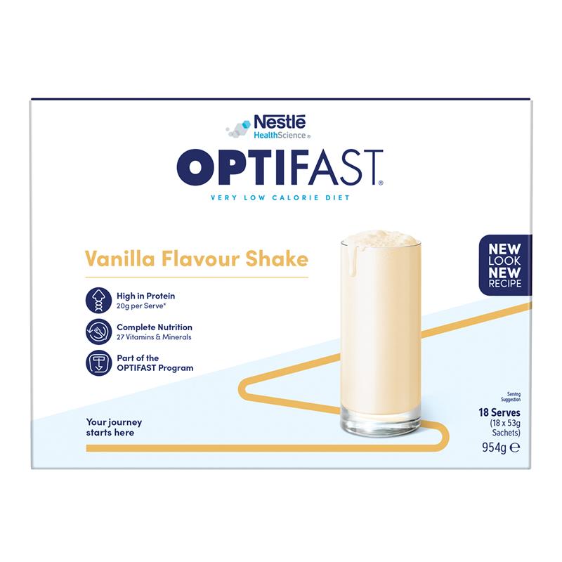 Optifast VLCD Shake Vanilla 18 x 53g - Cutprice Online