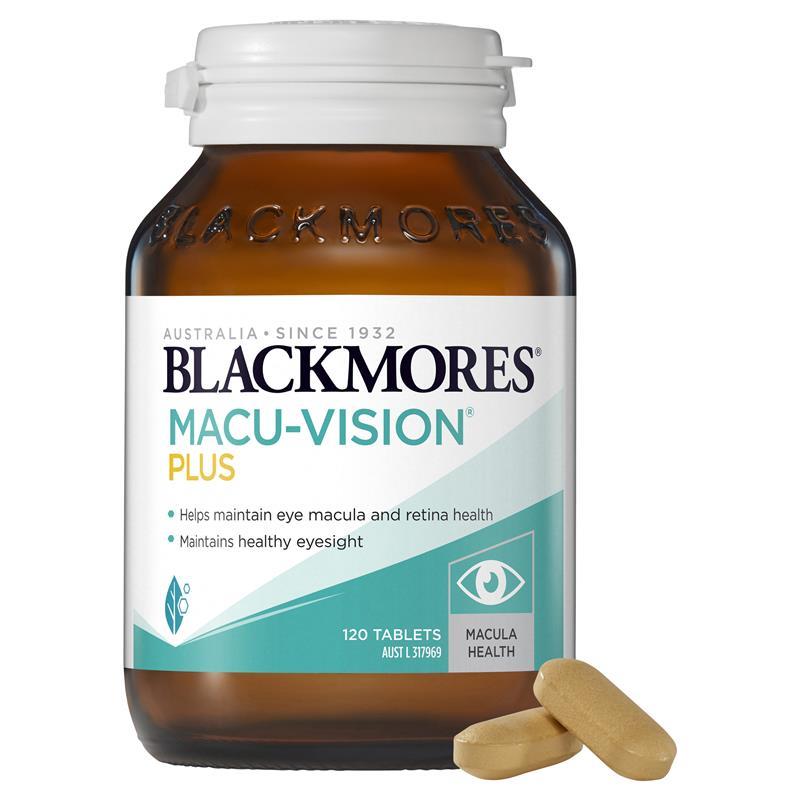 Blackmores Macu Vision Plus 120 Tablets - Cutprice Online