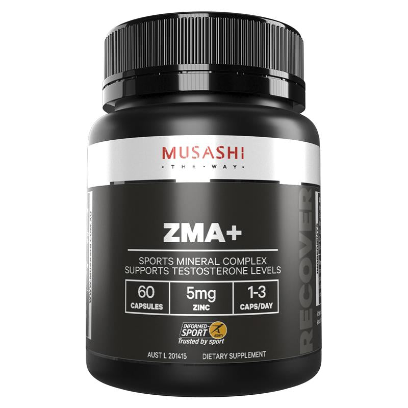 Musashi ZMA+ 60 Capsules - Cutprice Online