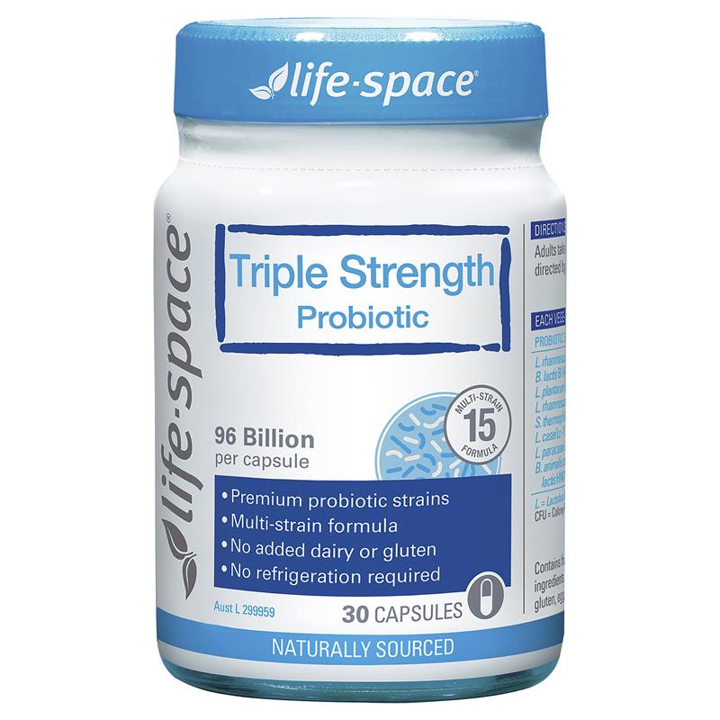 Life Space Triple Strength Probiotic 30 Capsules - Cutprice Online