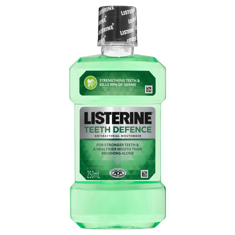 Listerine Teeth Defence Mouthwash 250mL - Cutprice Online