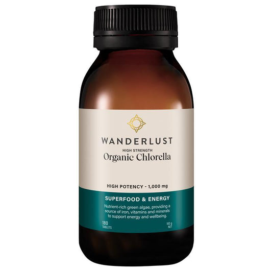 Wanderlust High Strength Organic Chlorella 180 tabs