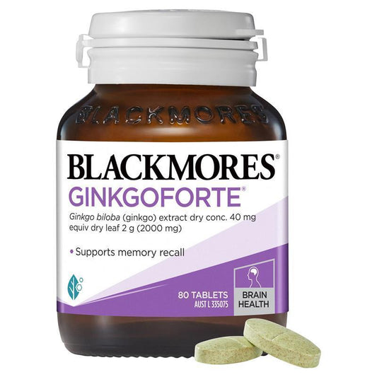 Blackmores Ginkgoforte 80 Tablets - Cutprice Online