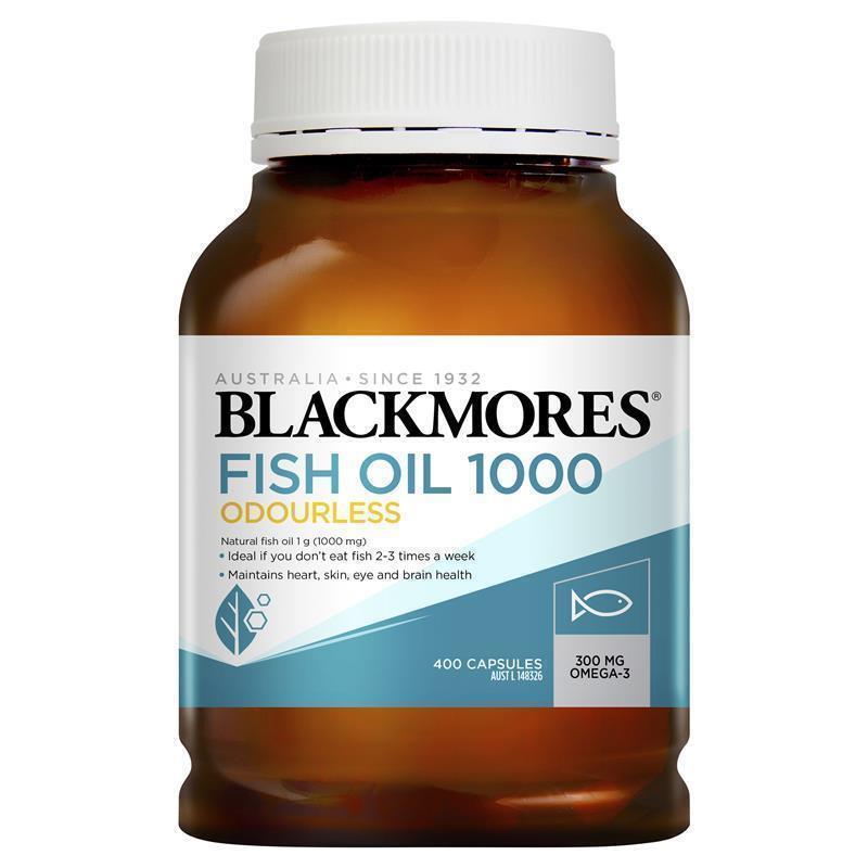 Blackmores Odourless Fish Oil 1000mg 400 Capsules - Cutprice Online