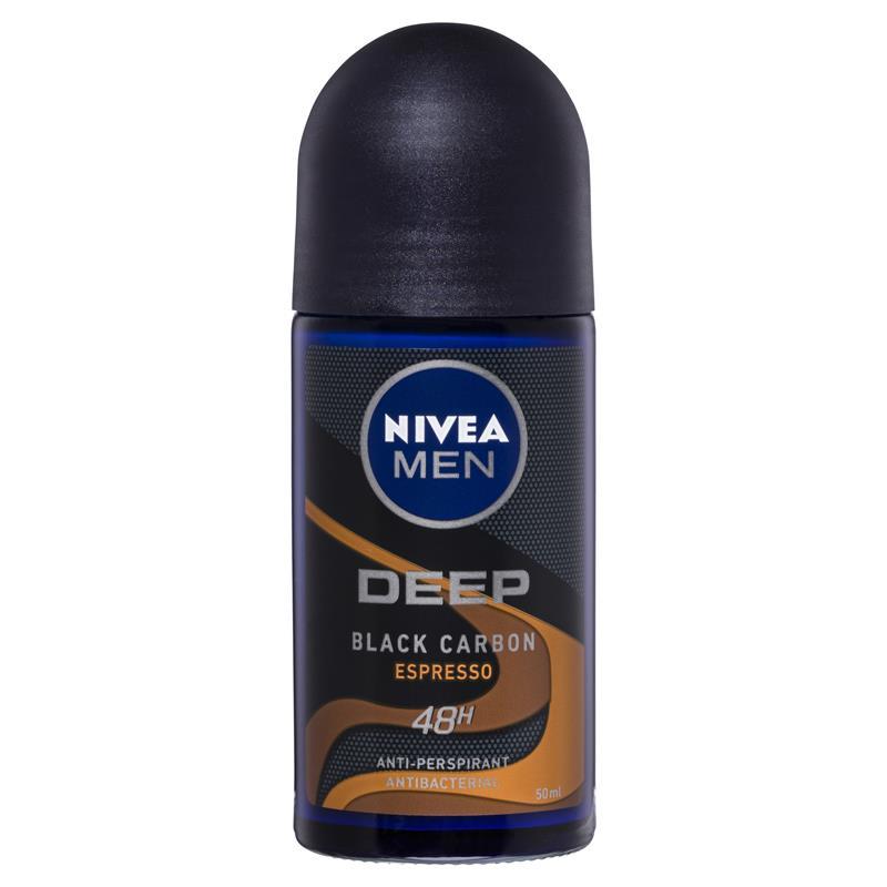 Nivea for Men Deodorant Roll On Deep Espresso 50ml - Cutprice Online