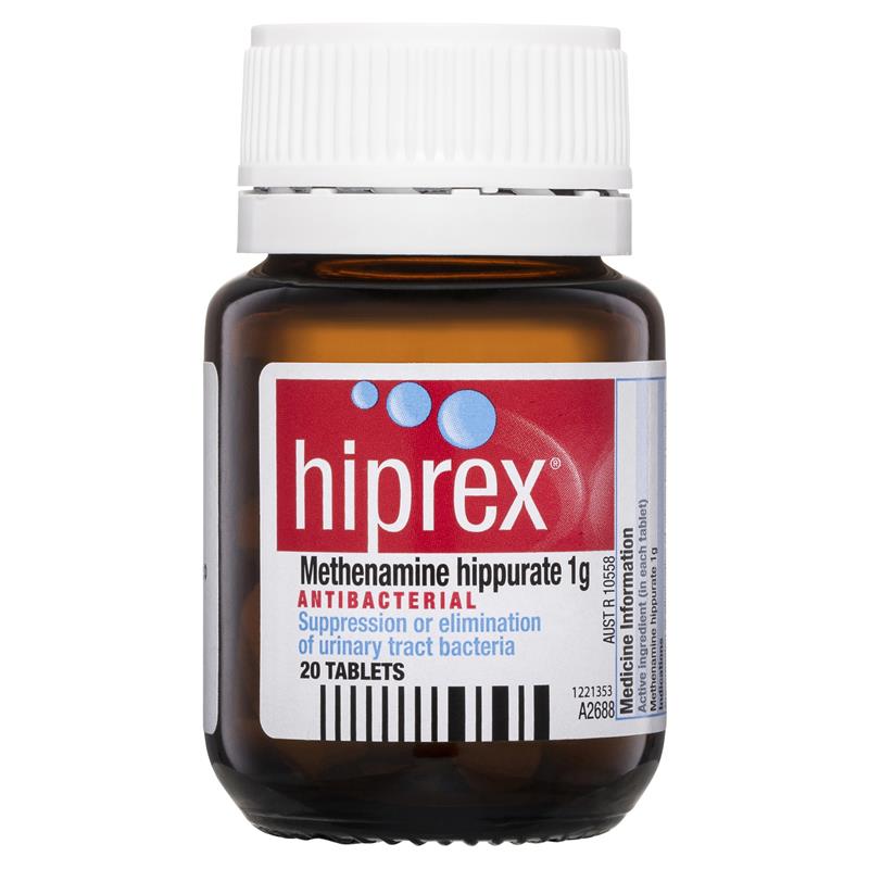 Hiprex Urinary Tract Antibacterial Tablets 20 - Cutprice Online