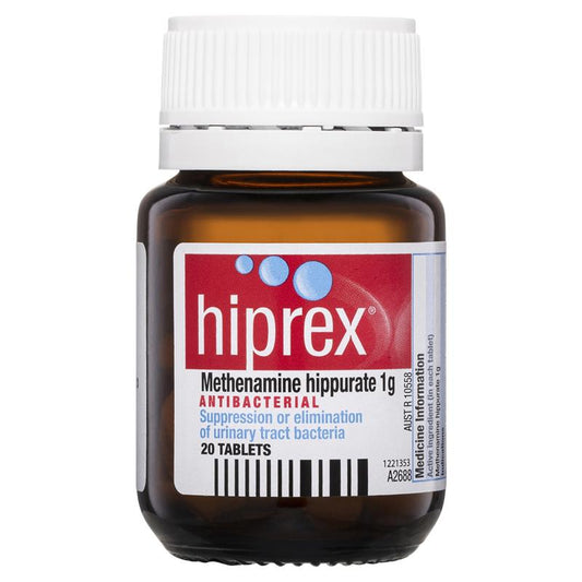 Hiprex Urinary Tract Antibacterial Tablets 20 - Cutprice Online