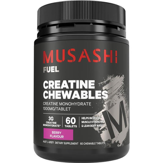 Musashi Creatine Chewables 60tab