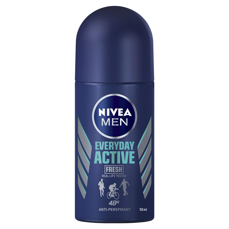 Nivea Men Everyday Active Fresh Roll On 50ml - Cutprice Online