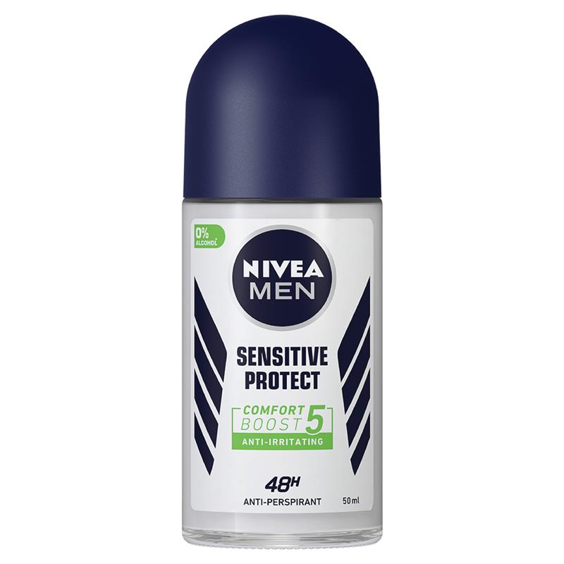 NIVEA Sensitive Protect Roll-on Deodorant 50ml - Cutprice Online