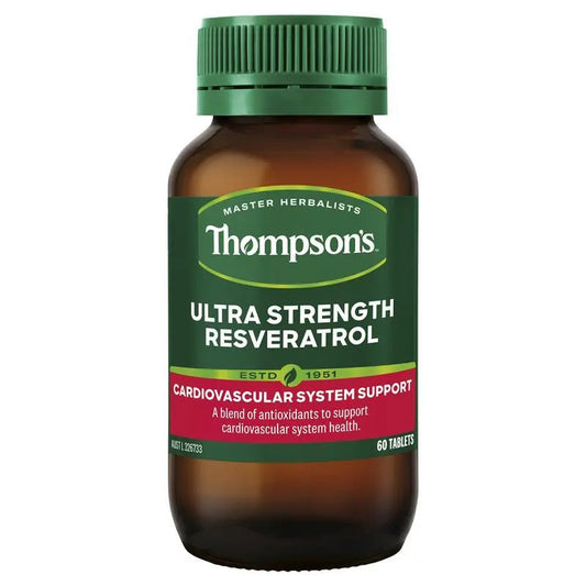 Thompson's Ultra Strength Resveratrol 60 Tablets THOMPSON'S