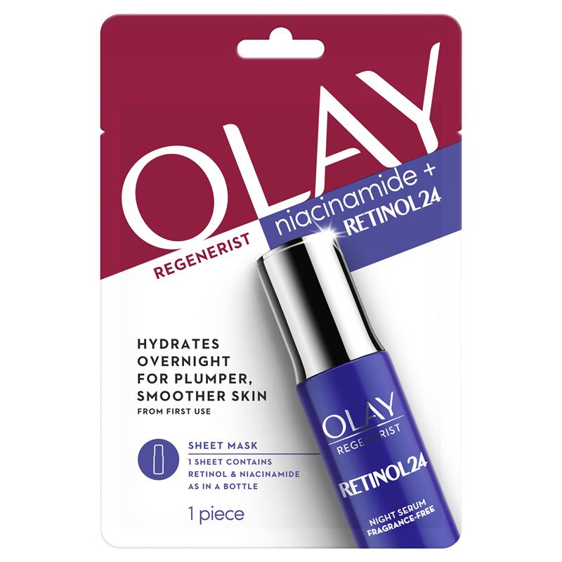 Olay Regenerist Niacinamide + Retinol24 Sheet Mask - Cutprice Online
