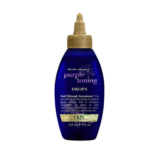 Ogx Blonde Enhance + Purple Toning Drops For Blonde Coloured Hair 118mL - Cutprice Online