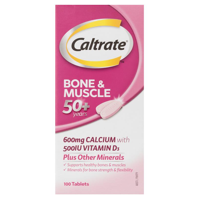 Caltrate Bone & Muscle 50+ 100 Tablets - Cutprice Online