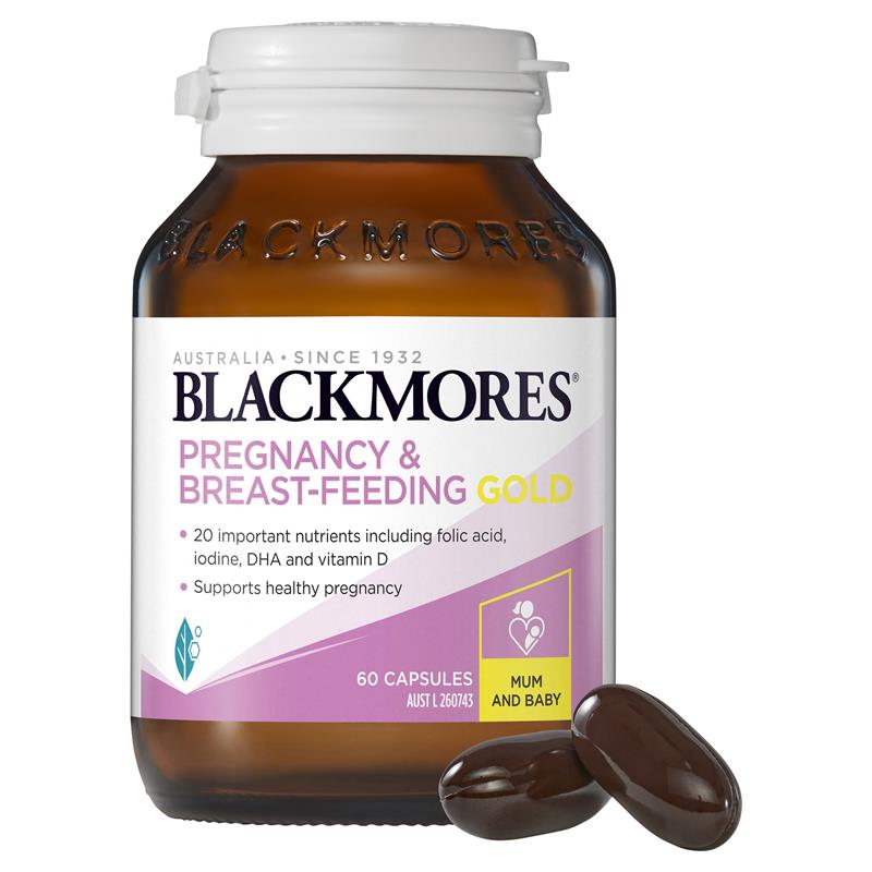 Blackmores Pregnancy and Breastfeeding Gold 60 Capsules - Cutprice Online