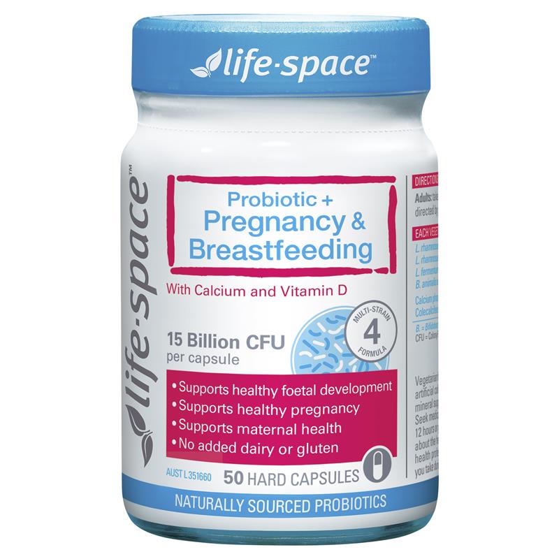 Life Space Probiotic + Pregnancy & Breastfeeding 50 Capsules - Cutprice Online