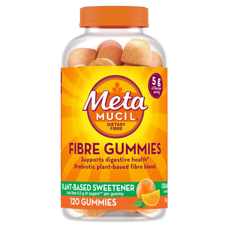 Metamucil Fibre Gummies 120 Pack - Cutprice Online