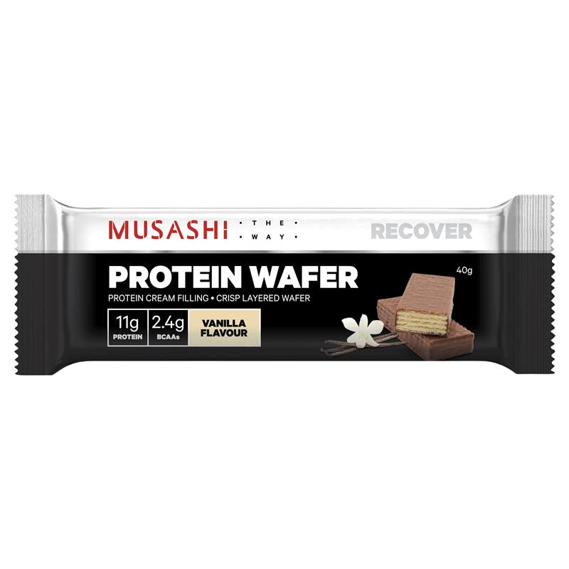 Musashi Protein Wafer Vanilla 40g 12PACK - Cutprice Online