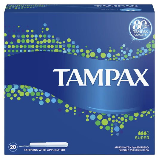 Tampax Applicator Super  20 Tampons - Cutprice Online